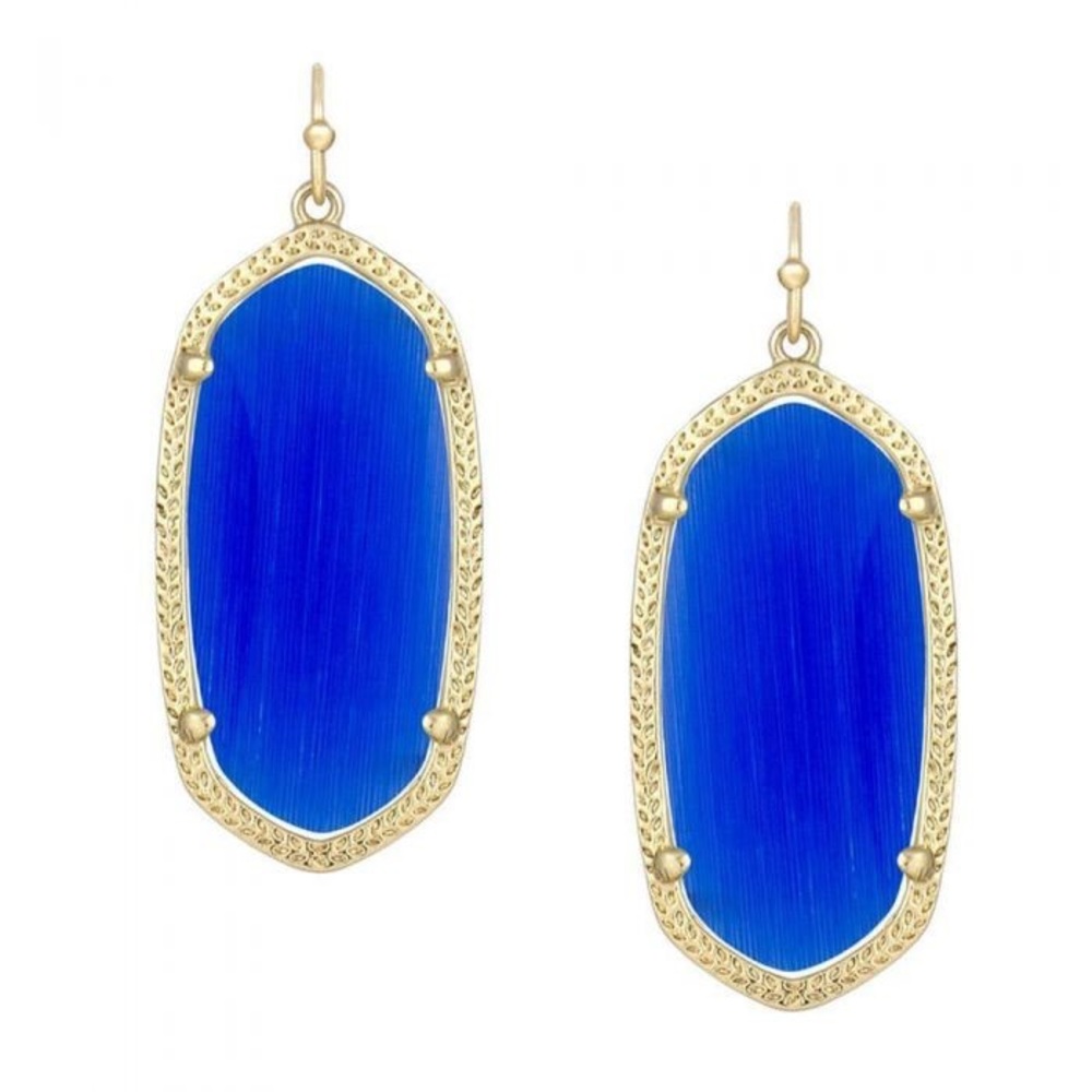 Kendra Scott Cobalt Blue Elle Earrings